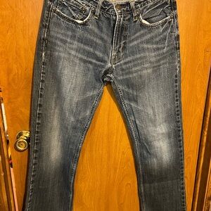 American Eagle Outfitters Dark Blue Straight Jeans